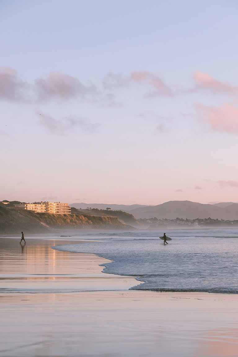 l'océan à Biarritz sur la côte basque. Photo : Jon Sanchez (@platoux)