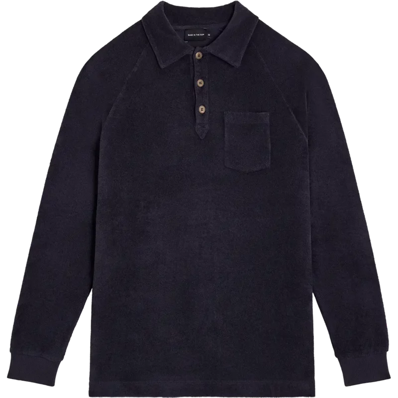 navy GOXO LS polo