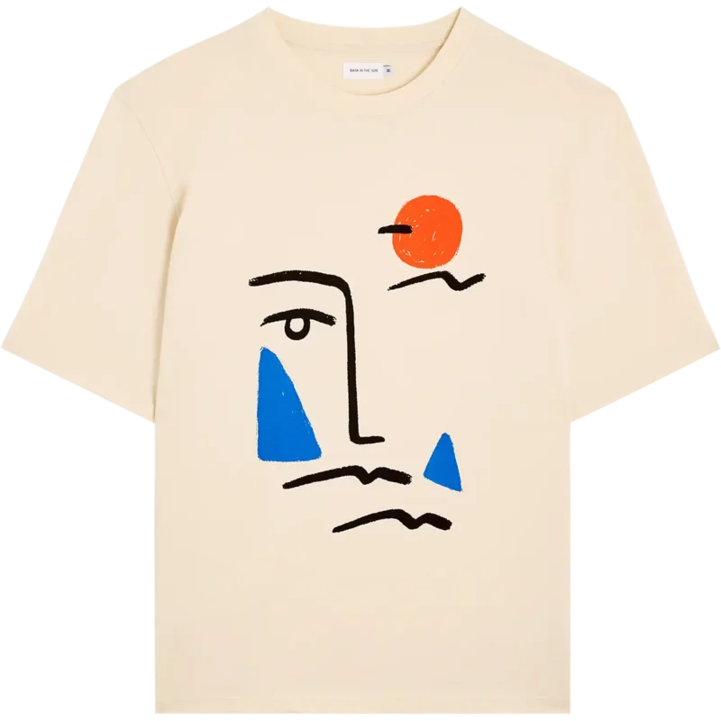 cream CALDER tee