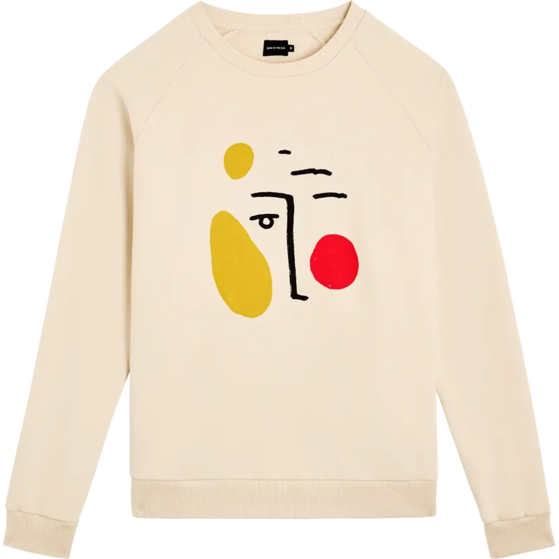 cream CALDER sweat