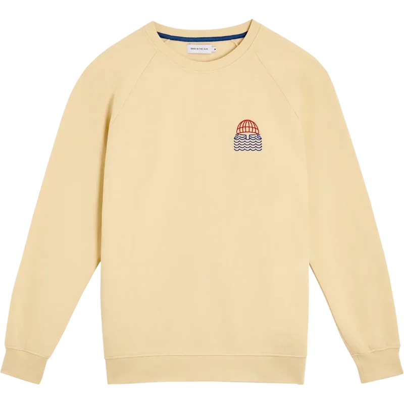cream MINI TO THE SEA sweat