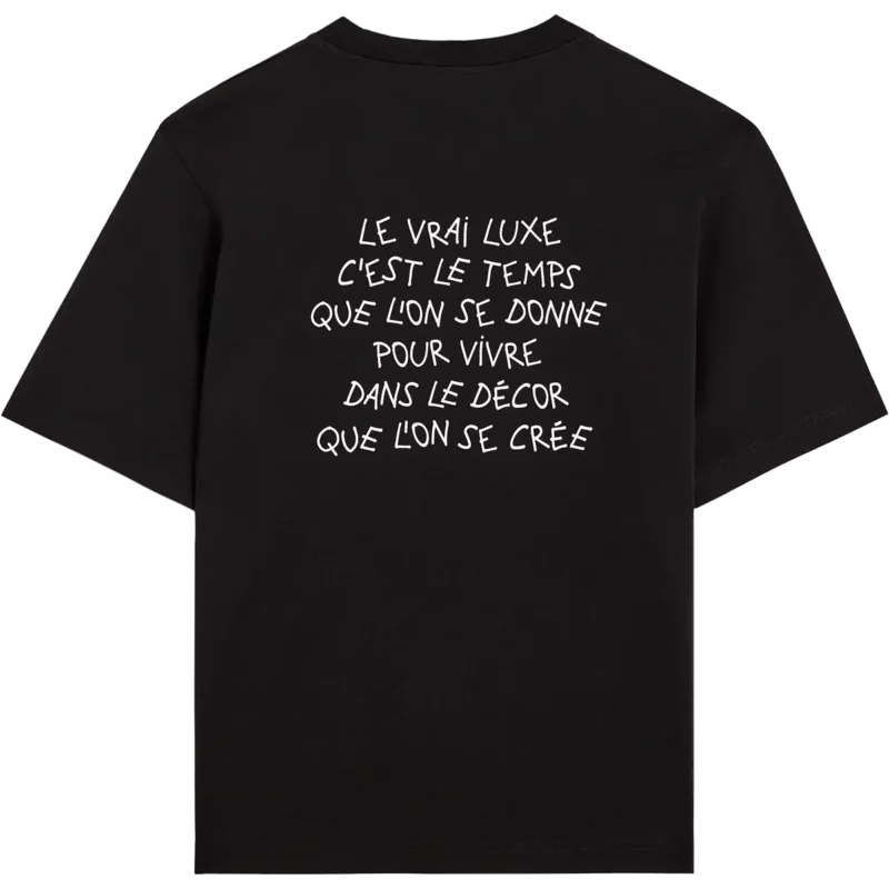 black LUXE tee – Image 4