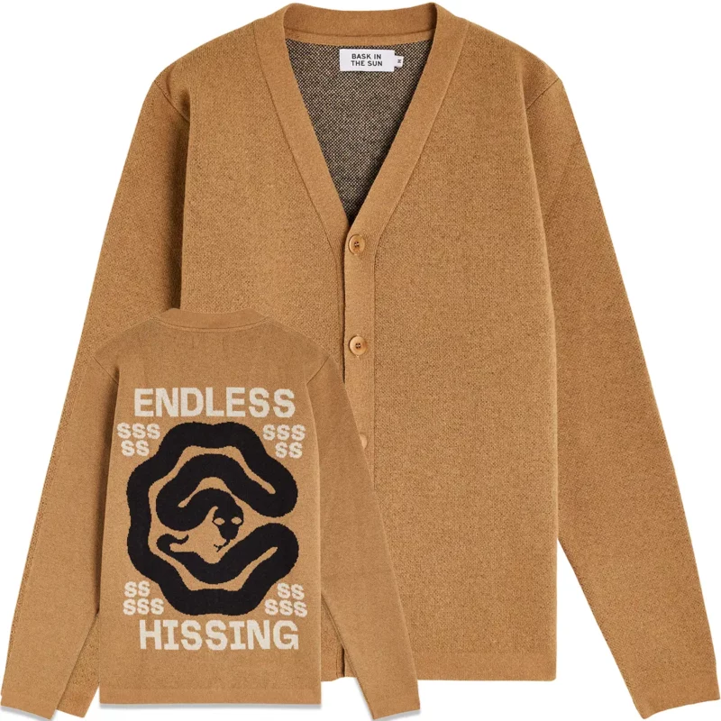 coffee SNAKE cardigan