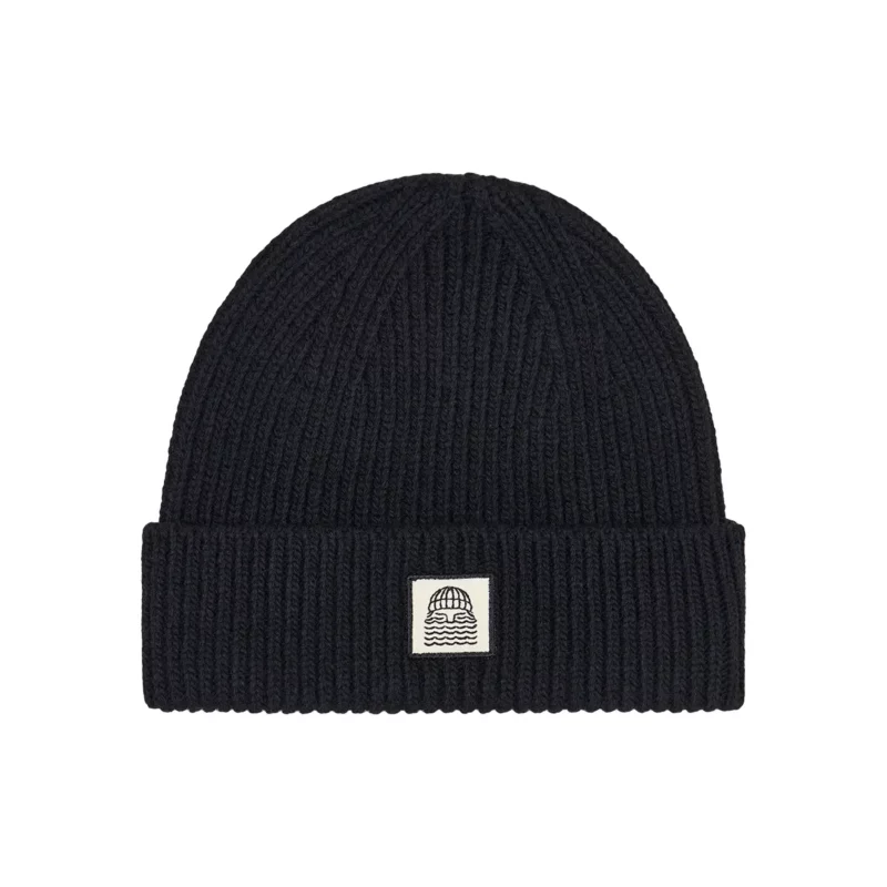 black MINI TO THE SEA beanie