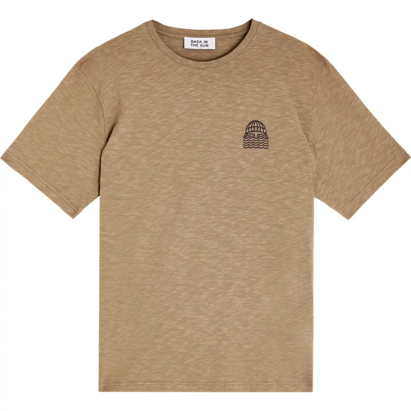 taupe MINI TO THE SEA tee