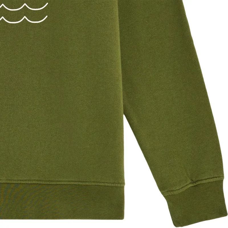 olive TO THE SEA sweatshirt – Image 4