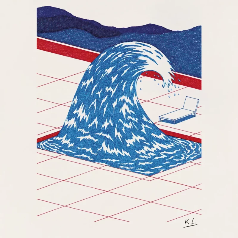 natural POOL tee – Image 3