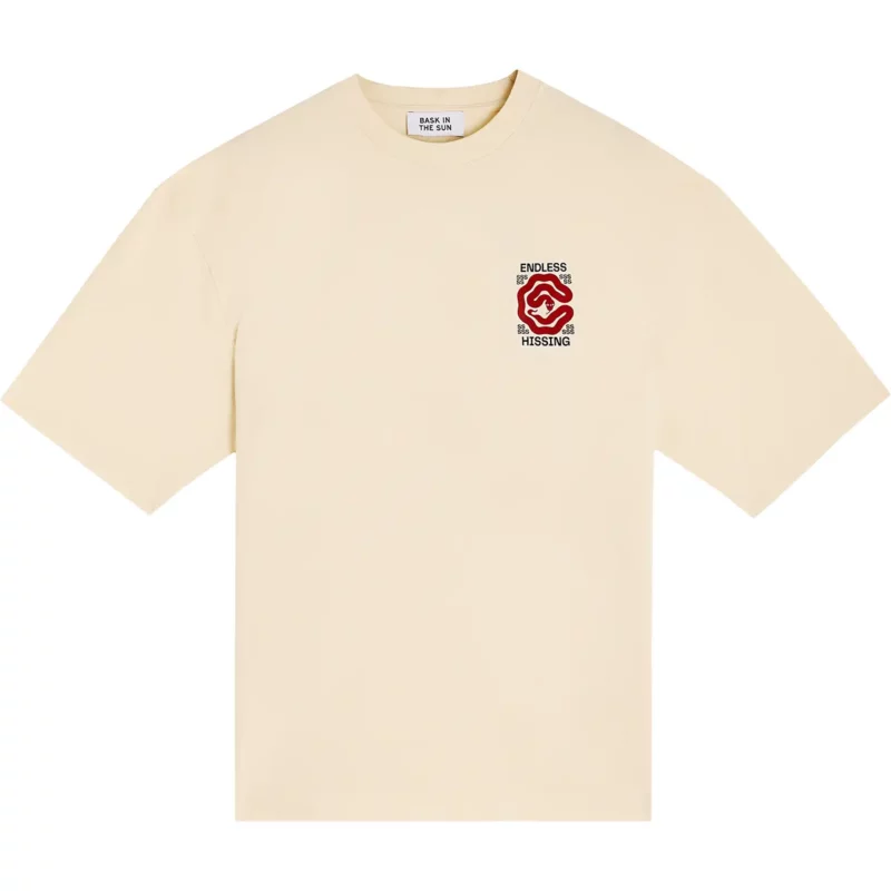 cream SNAKE tee – Image 2