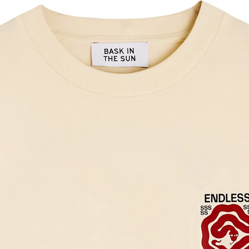 cream SNAKE tee – Image 3