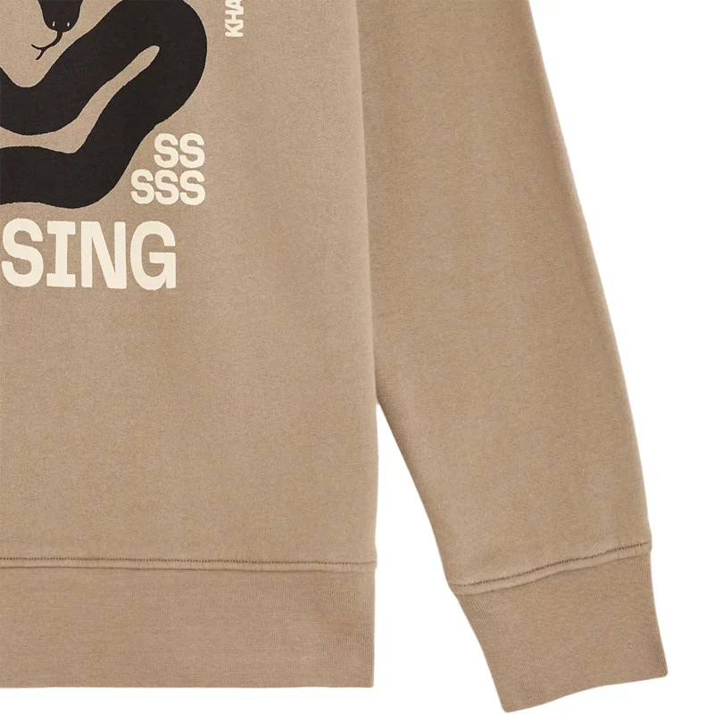 taupe SNAKE sweatshirt – Image 4