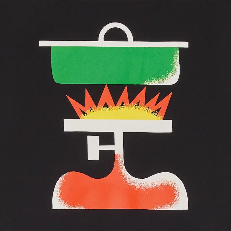 black STOVE tee – Image 4