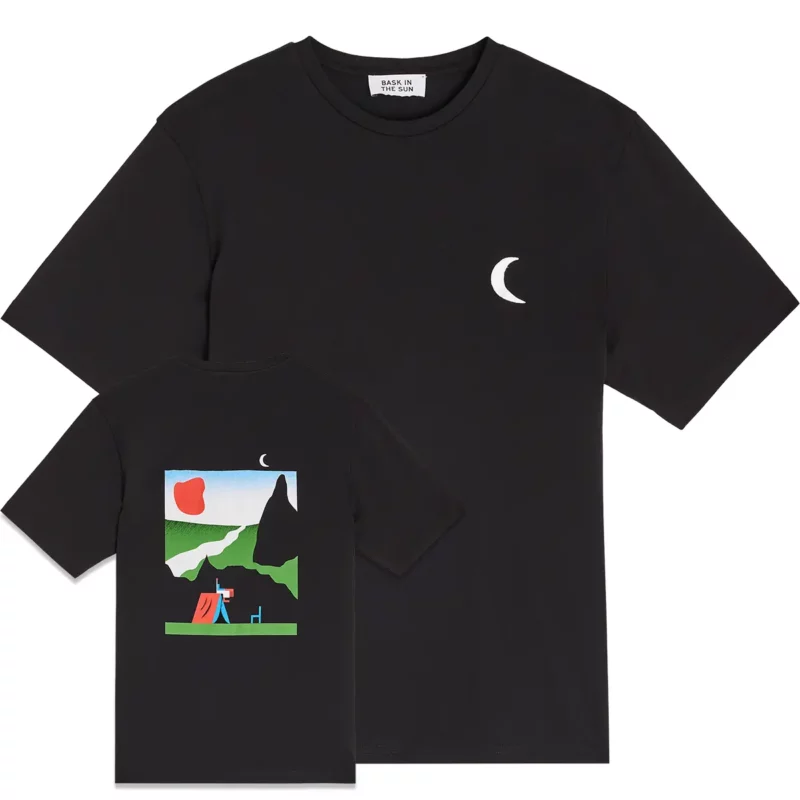 black MOON tee