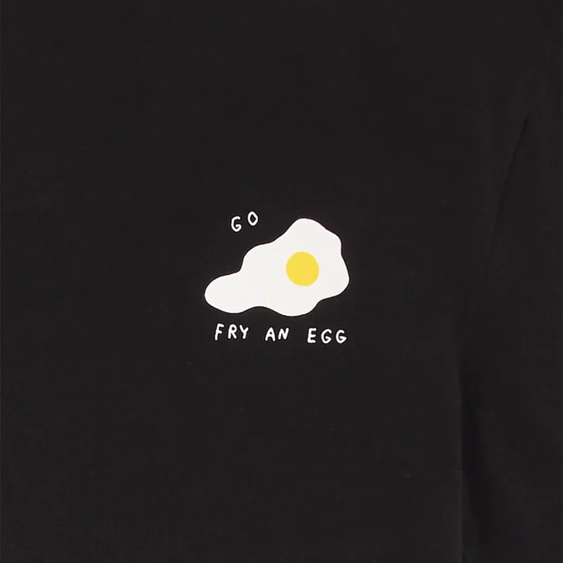 black EGG tee – Image 2