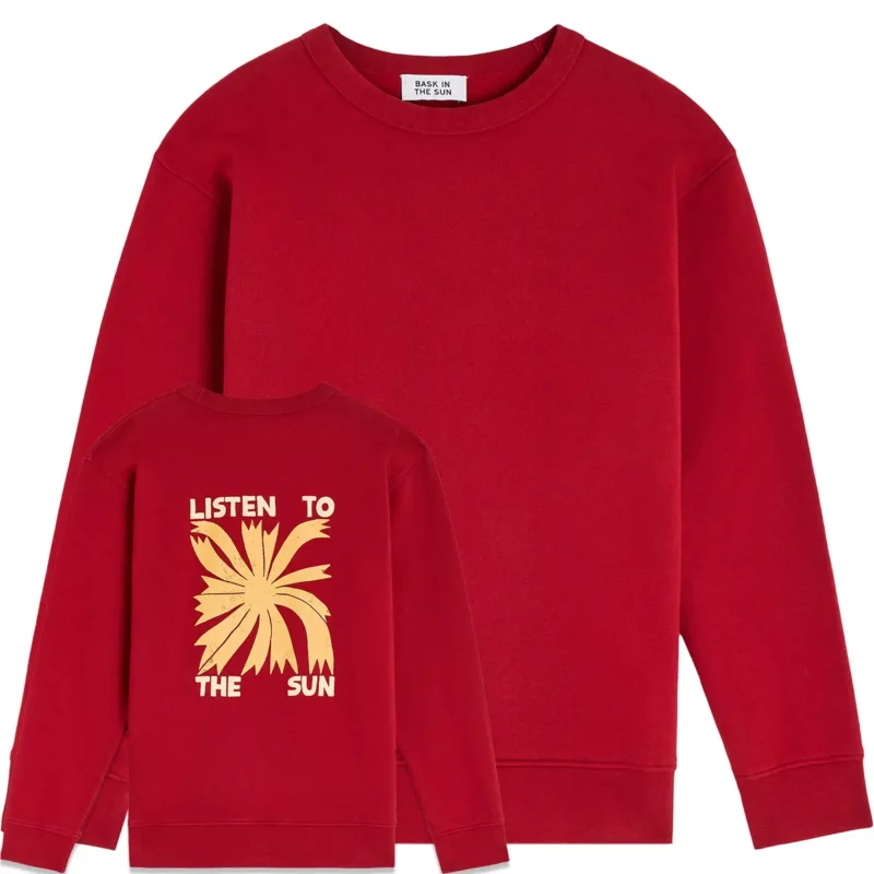 cognac LISTEN sweatshirt