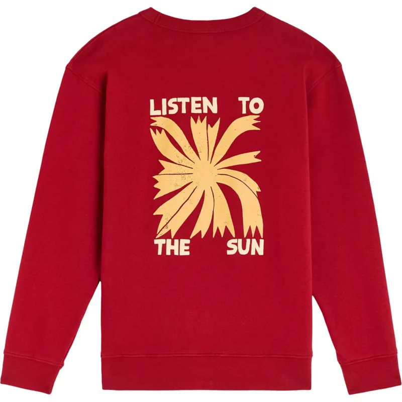 cognac LISTEN sweatshirt – Image 3