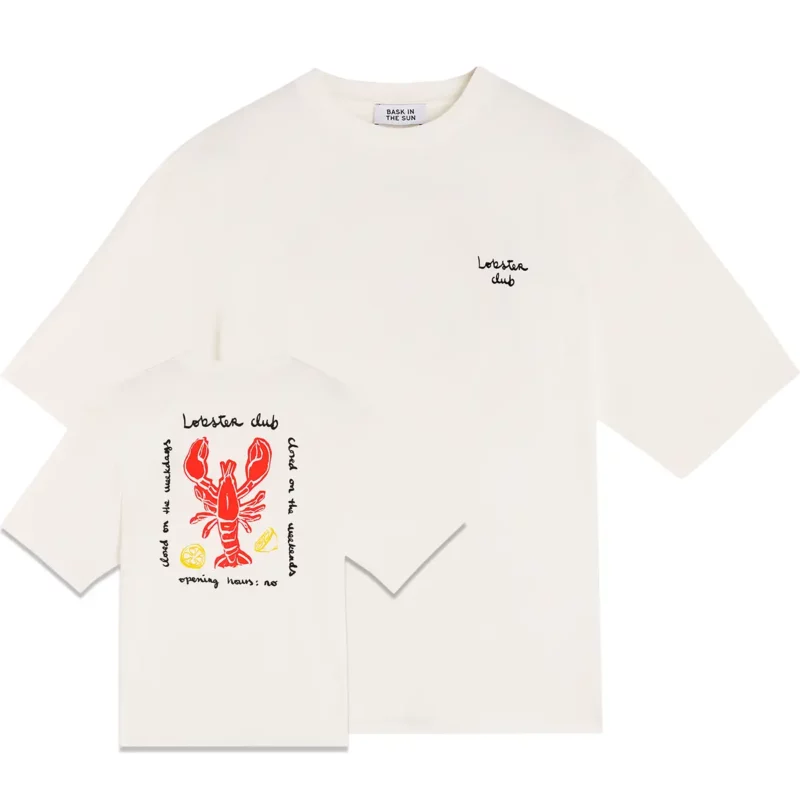 natural LOBSTER tee