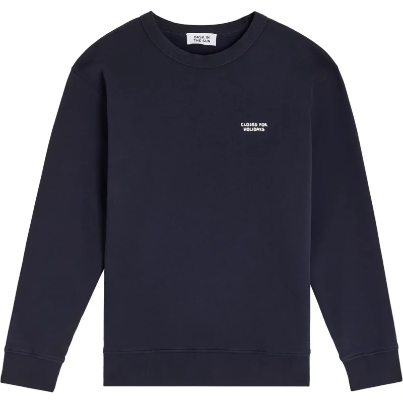 navy HOLIDAYS sweatshirt – Image 2