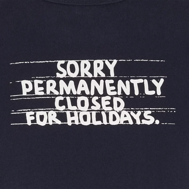 navy HOLIDAYS sweatshirt – Image 4