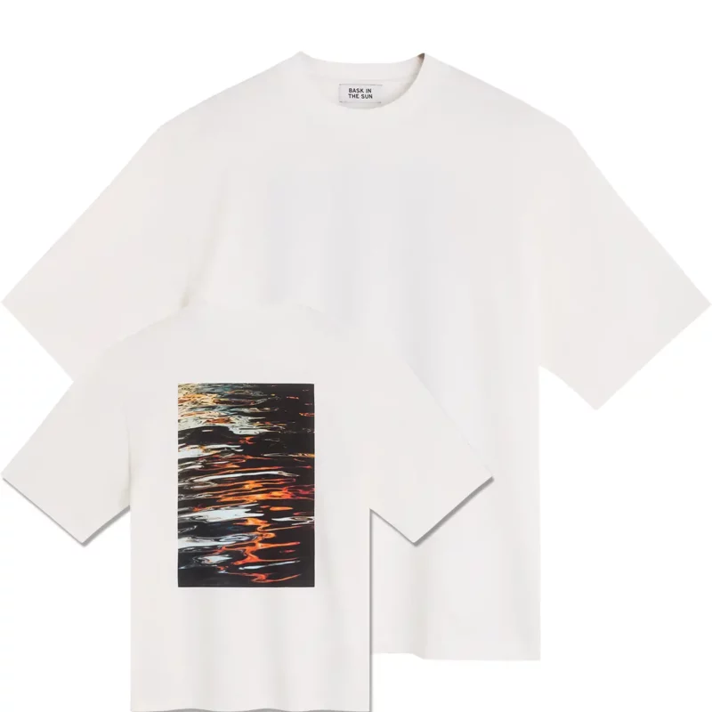 White FLUIDITY TEE